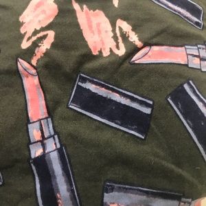 LulaRoe TC Lipstick Leggings